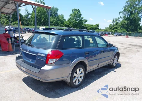 2009 Subaru Outback 2.5I z USA, uszkodzony, nr VIN 4S4BP61C097329829